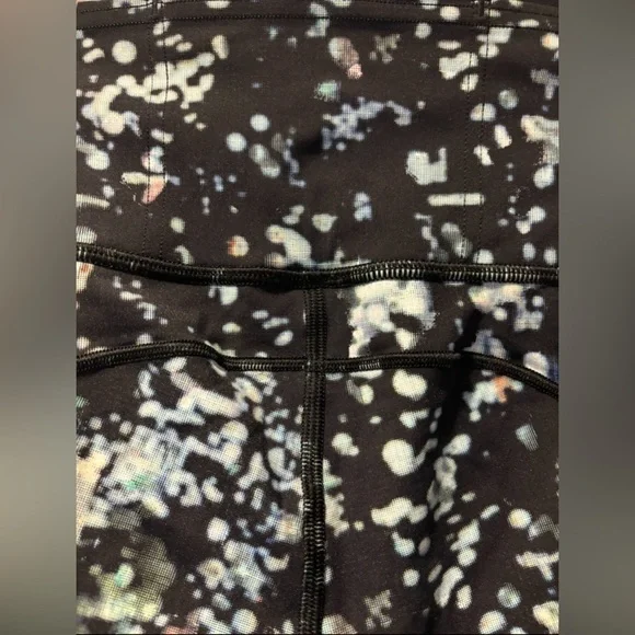 Lululemon FAST & FREE crop ii Leggings with NULUX 19”  in Pixel Haze Black ✔️ - Picture 7 of 9